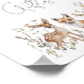 Jungtiere Kleinwaschkarten und Geschenke Poster (Ecke)