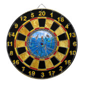 Jungtiere mit Delphinen Dartscheibe (vorne)