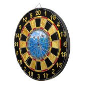 Jungtiere mit Delphinen Dartscheibe (Vorderseite rechts)