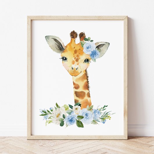 Jungtiere, Safari, Blumen, Kinderzimmer Bilderwand Sets