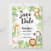 Jungtiere Save the Date Einladung (Vorderseite)