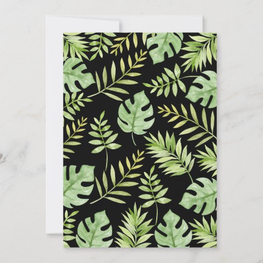 Jungtiere Save the Date Einladung (Rückseite)