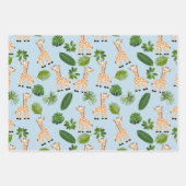 Jungtiere und Pflanze Geschenkpapier Set (Vorderseite 2)