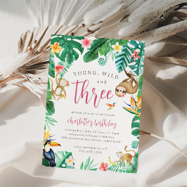 Jungtiere zum Geburtstag Einladung