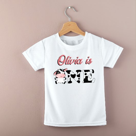 Jungtierfarm personalisierter Name Baby T-shirt