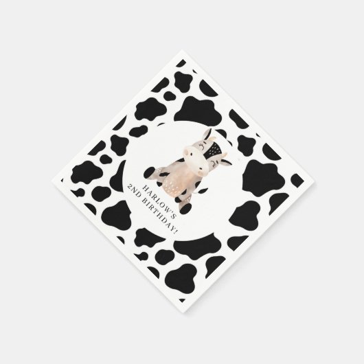 Jungtierfarm Serviette (Ecke)