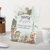 Jungtiergarten-Tombola-Kinderdusche Sockelschild (In SItu)