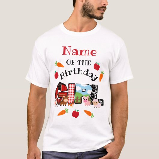 Jungtiermädchen | Barnyard T-Shirt (Vorderseite)