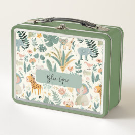 Jungtierpasten kehren in die Schule zurück Metall Brotdose