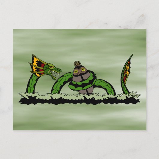 Jungun Catching a Quibbib Postkarte (Vorderseite)