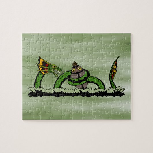 Jungun Catching a Quibbib Puzzle (Horizontal)