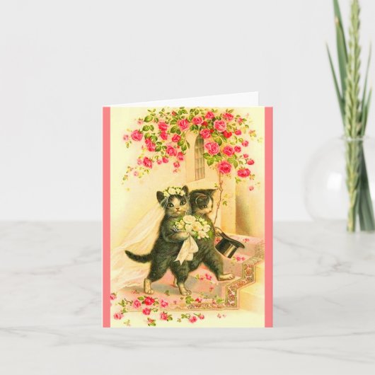 Jungvermählte Einladung (Vorderseite)