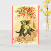 Jungvermählte Karte (Gelbe Blume)