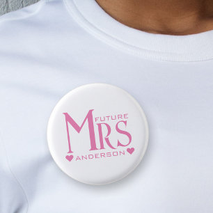 Jungvermählte Zukunft Hochzeitsparty Brautparty Button