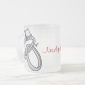 Jungvermählten Mattglastasse (Vorderseite Links)