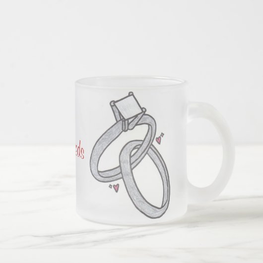 Jungvermählten Mattglastasse (Rechts)