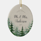 Jungvermählten-Verzierung unsere erste Keramikornament (Rechts)