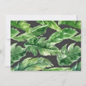 Jungwild und Dreifarbiger Einladungs-Dschungel Einladung (Rückseite)