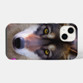 Jungwolfstarre iPhone Hülle (Rückseite (Horizontal))
