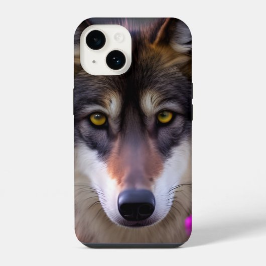 Jungwolfstarre iPhone Hülle (Rückseite)