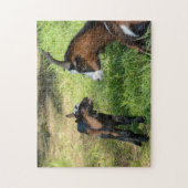 Jungziegenlamm Puzzle (Vertikal)