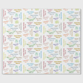 Juni, 15 Geburtstag Geschenkpapier (Flach)