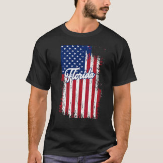 Juni 1776 Florida Flag American Flag T-Shirt