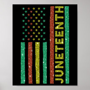 Juni 1865 Black History African American 3 Poster