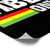 Juni 1865 Celebrate Black Poster (Ecke)