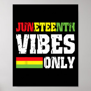 Juni 1865 Celebrate Black Poster