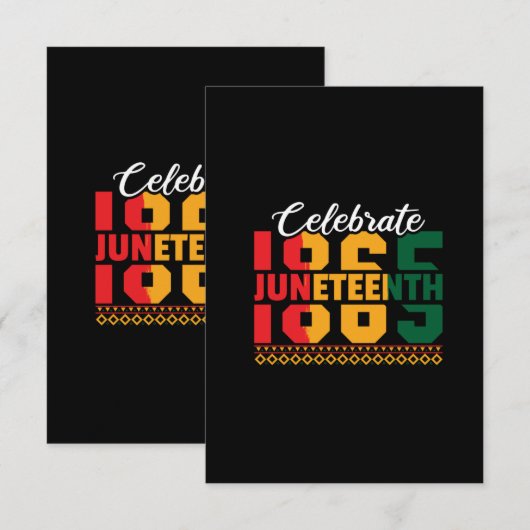 Juni 1865 einladung (Vorne/Hinten)