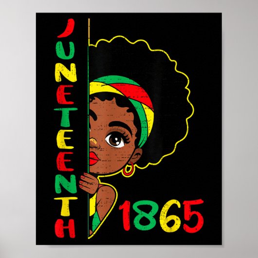 Juni 1865 Freedom African 19. Poster (Vorne)