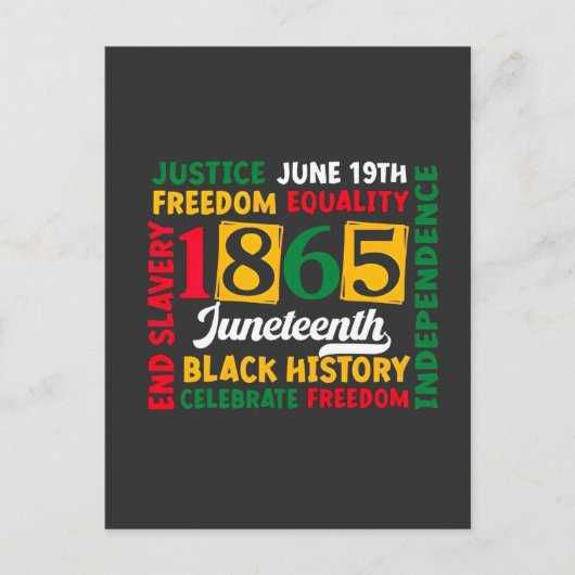 Juni 1865 postkarte (Vorderseite)