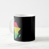 Juni 1865 Schwarzgeschichte Afrikanischer Amerikan Kaffeetasse (Vorderseite Links)