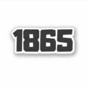 Juni 1865 Vinyl Sticker (Vorderseite)