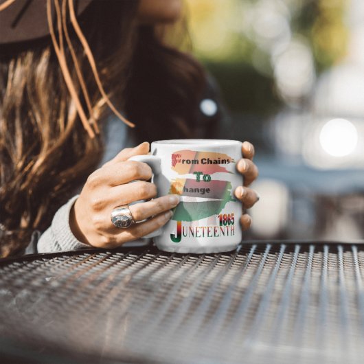 Juni 1865 von Ketten zu ändern Zweifarbige Tasse