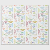 Juni, 18 Geburtstag Geschenkpapier (Flach)