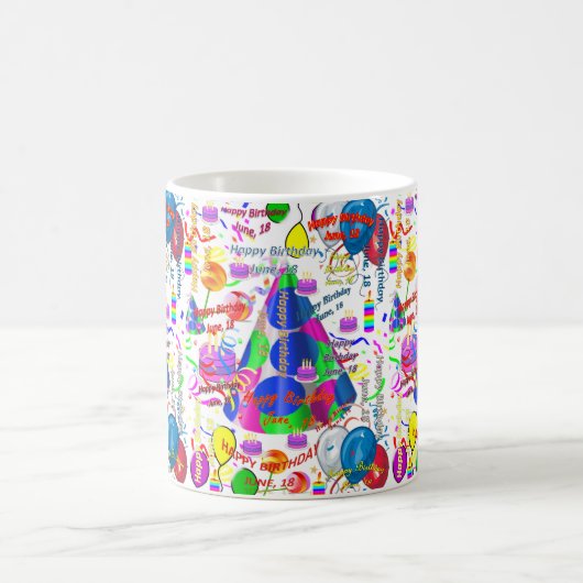 Juni, 18 Tasse zum Geburtstag (Mittel)
