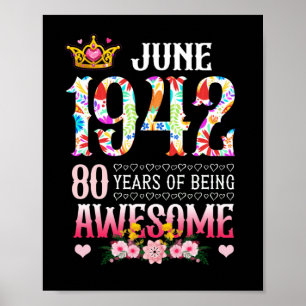 Juni 1942 80. Geburtstag 80 Jahre Phantastische Bl Poster