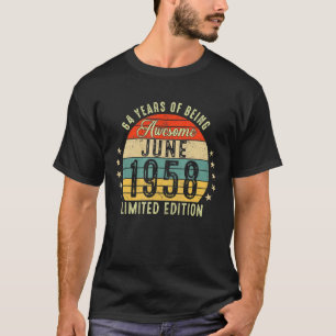 Juni 1958 64. Geburtstag 64 Jahre Phantastisch T-Shirt