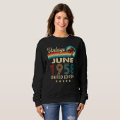 Juni 1958 64. Geburtstag Vintag Sweatshirt (Vorne ganz)