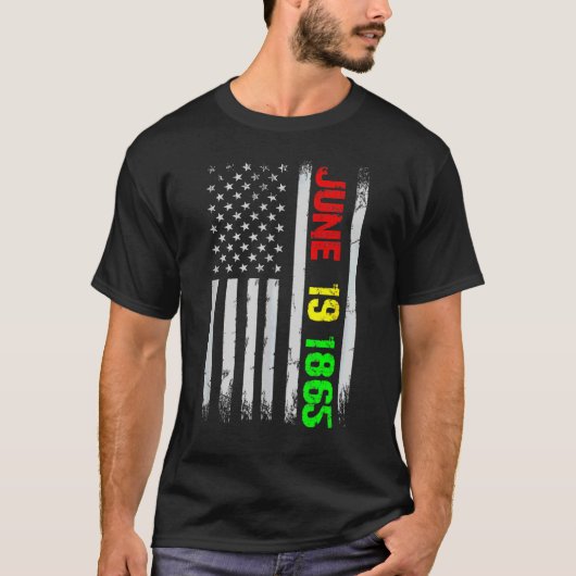 Juni 1965 Schwarze Geschichte T-Shirt (Vorderseite)