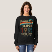 Juni 1995 27. Geburtstag Vintag Sweatshirt (Vorne ganz)