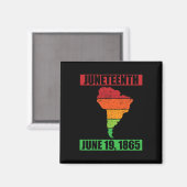 Juni 19 1865 - 19 Juni Magnet (Vorderseite/Rückseite)