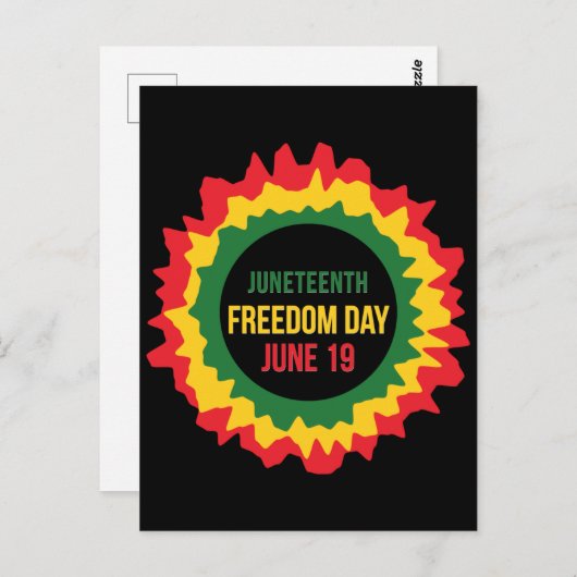 Juni 19. postkarte (Vorne/Hinten)