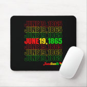 Juni 19 Pride Africa 1865 Men W Mousepad (Mit Mouse)