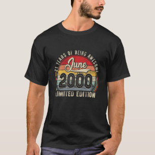 Juni 2000 Limited Edition Outfit Retro 21St Bday G T-Shirt