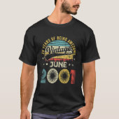 Juni 2001 limitierte Ausgabe Retro 20th Bday 20 Ja T-Shirt (Vorderseite)