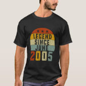Juni 2005 Legend Seit Juni 2005 18. T-Shirt (Vorderseite)