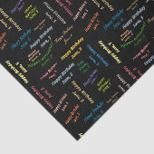 Juni, 5 Geburtstags-Tissue Paper Seidenpapier (Ausschnitt)